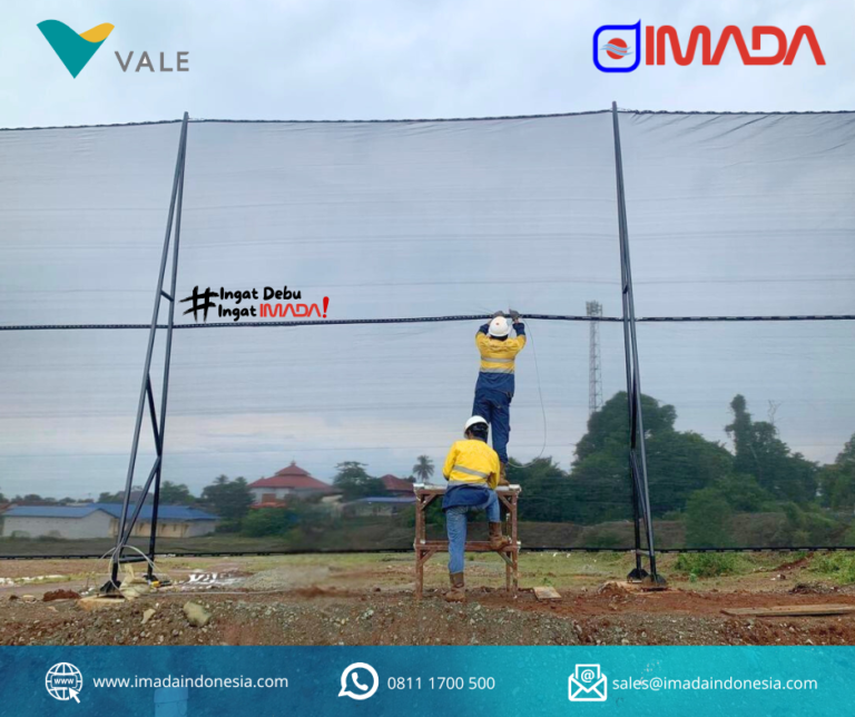 Imada Dust Net dipasang di tambang Nikel PT. Vale Indonesia Tbk