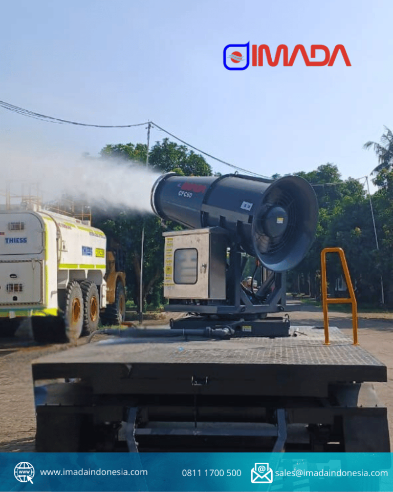 Fog Cannon CFC60 on four wheel trailer pesanan PT. Duta Bara Utama