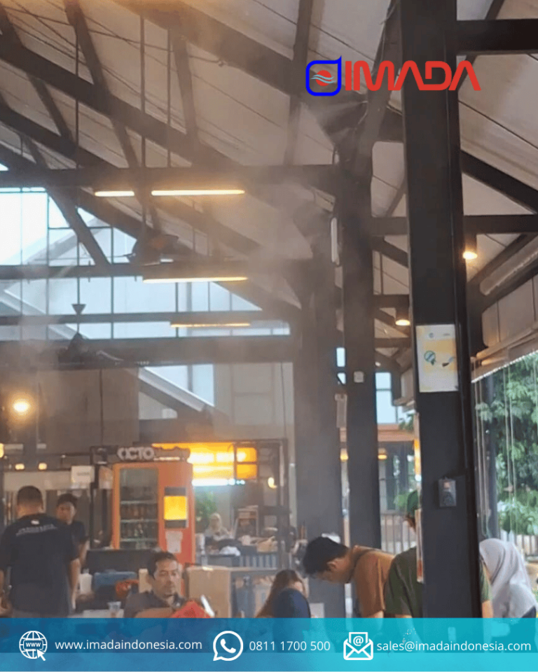 Instalasi Imada Misting System di CGE Avenue Tapos Depok
