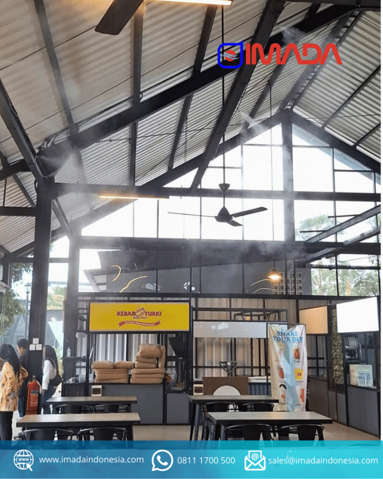 Instalasi Imada Misting System di CGE Avenue Tapos Depok