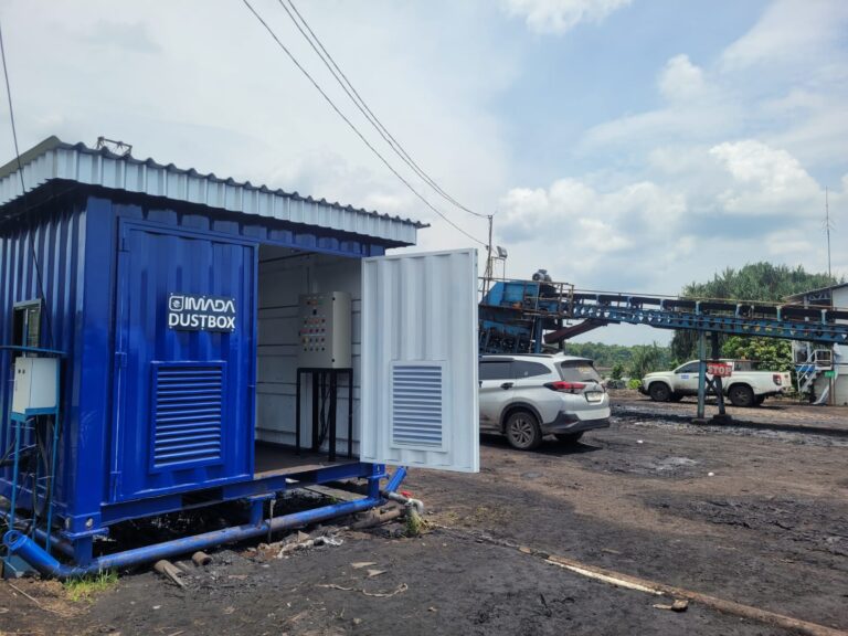 Imada DustBox install pada site Barge Loading Conveyor